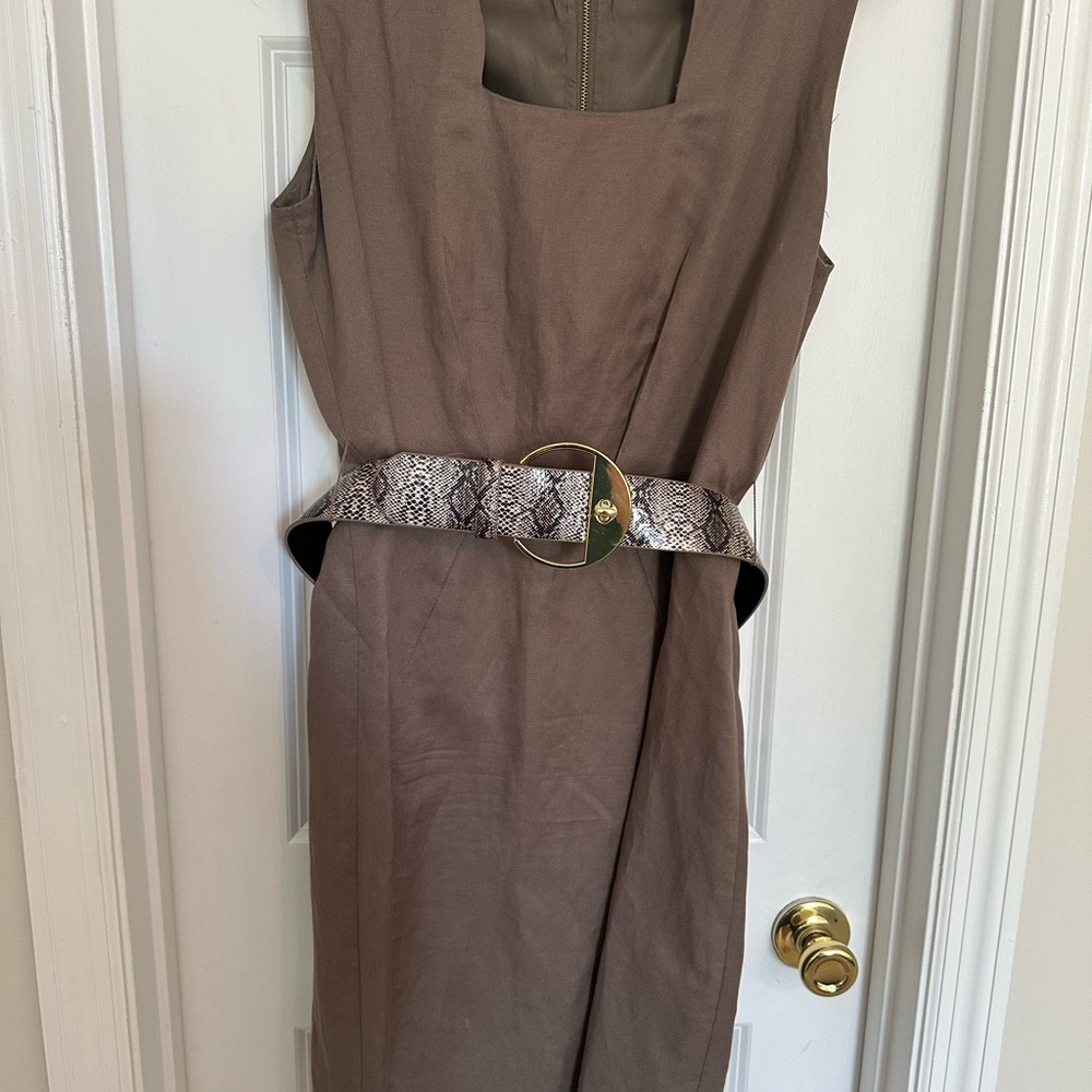 Antonio Melani Tan/Brown dress Size 12